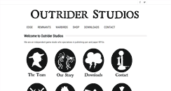 Desktop Screenshot of outriderstudios.com