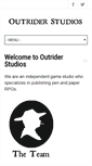 Mobile Screenshot of outriderstudios.com